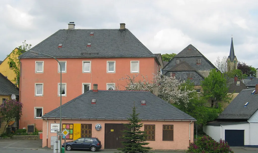 Amtshaus, erbaut auf Resten vom Sitz Sparneck - Markt Sparneck (Landkreis Hof, Oberfranken)