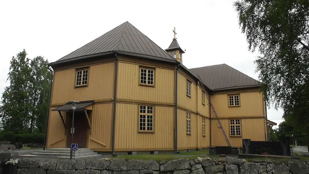 Vesilahti church in Vesilahti, Finland. Picture's taken from west.