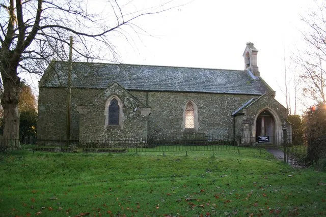 All Saints' parish church, Goulceby, Lincolnshire, seen from the north