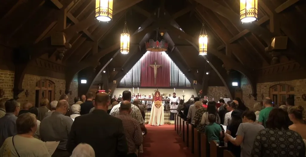 Bishop Keith Andrews leads the dedication of All Saints Anglican Church as the cathedral of the ACNA Diocese of Western Anglicans, January 21, 2018.
