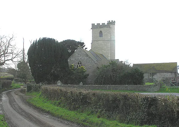 All Saints' parish church, Otterhampton, Somerset, seen from the east