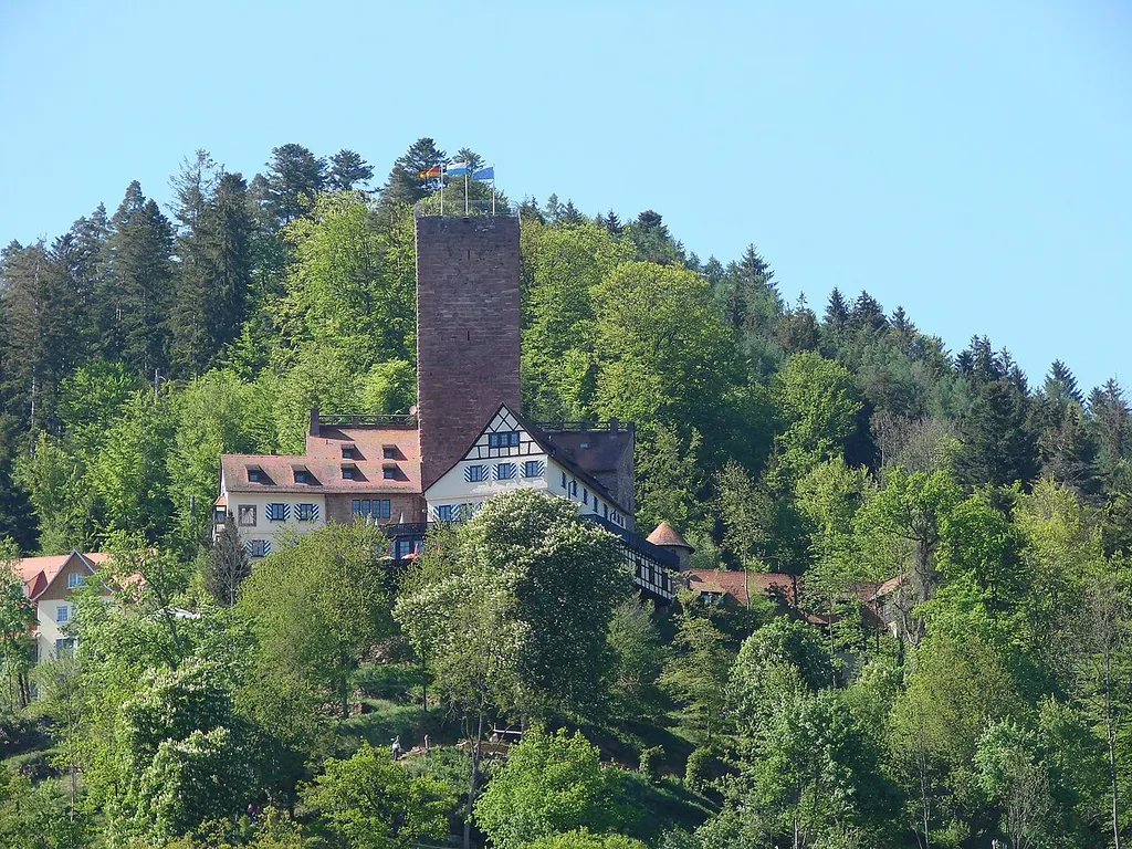 Bad Liebenzell, medieval castle, Hohenstaufen type