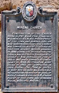 Miagao Church historical marker