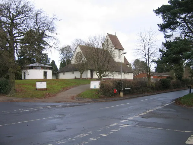 St Catherine's parish church Blackwell, Worcestershire, seen from the south