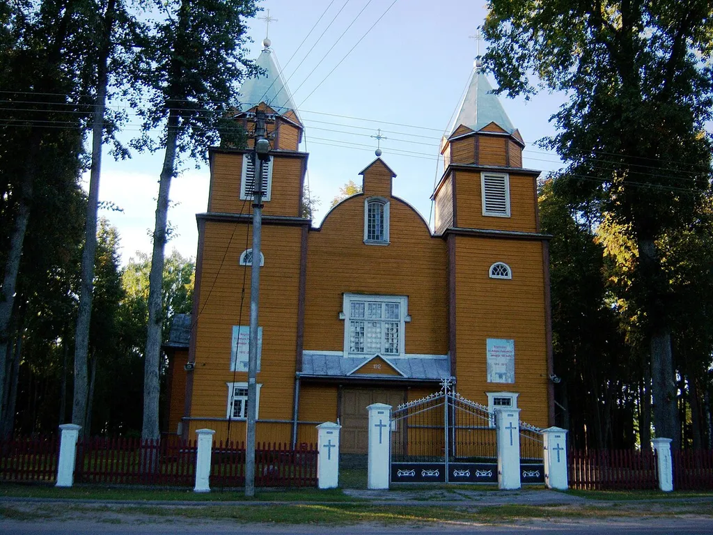 Catholic church in Bagotoji, Kazlų Rūda municipality, Lithuania