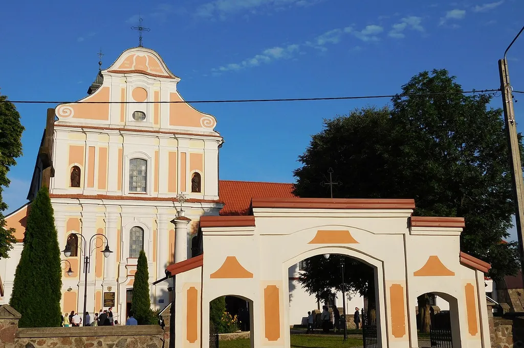 The church of Simon the Zealot and Jude the Apostle in Zaręby Kościelne, Poland