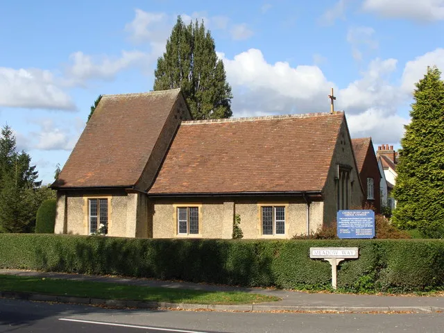 St Alban's Church This church is designated "Liberal Catholic". The blue sign reads: "This is an independent church which combines the ancient form of sacramental worship with the utmost liberality of thought. It leaves its members free in matters of belief. All are welcome."