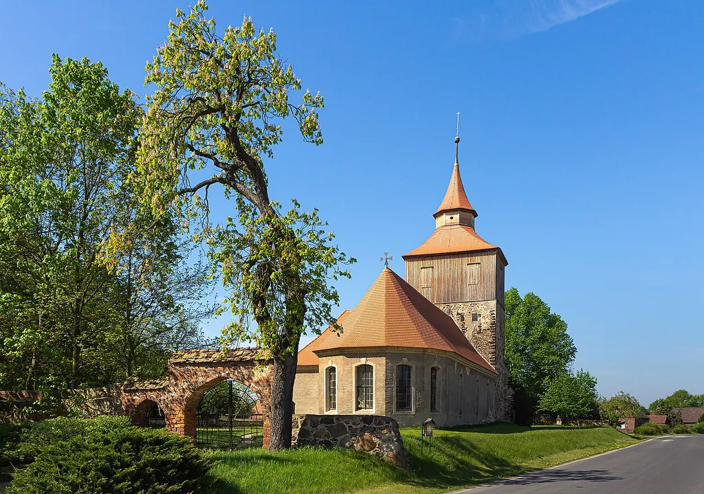 Church of Groß Jehser, Calau, Brandenburg, Deutschland