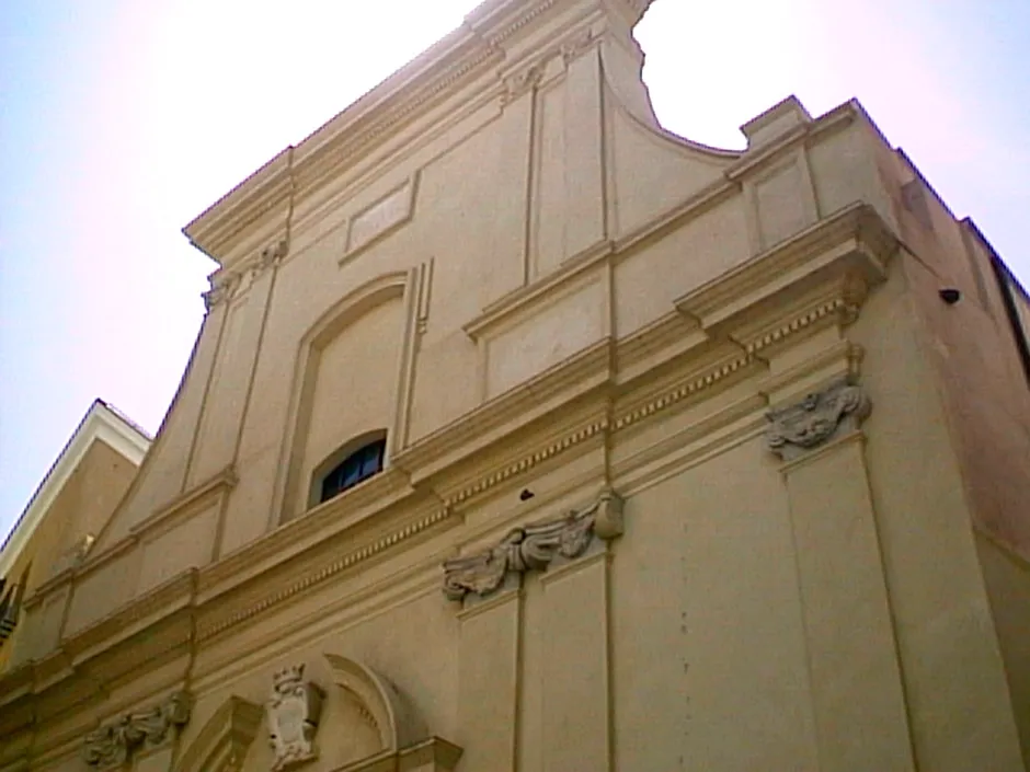 facciata della chiesa di San Giuseppe Calasanzio a Cagliari