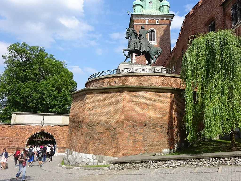 Bastion Władysława IV na Wawelu. Widok od strony zachodniej. Kraków, 2016.