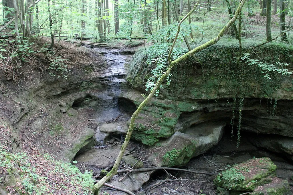 Teufelskirche bei Grünsberg, Wasserfall