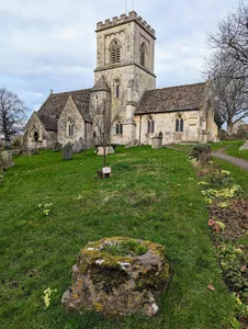 Cross Shaft Base In The Churchyard Of The Church Of St George, Circa 25 Metres South Of The Chancel