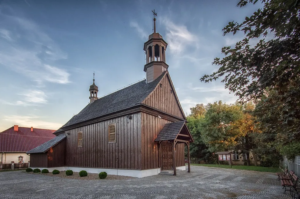 Kaczanowo, kościół par. p.w. św. Marcina, 1763-1765