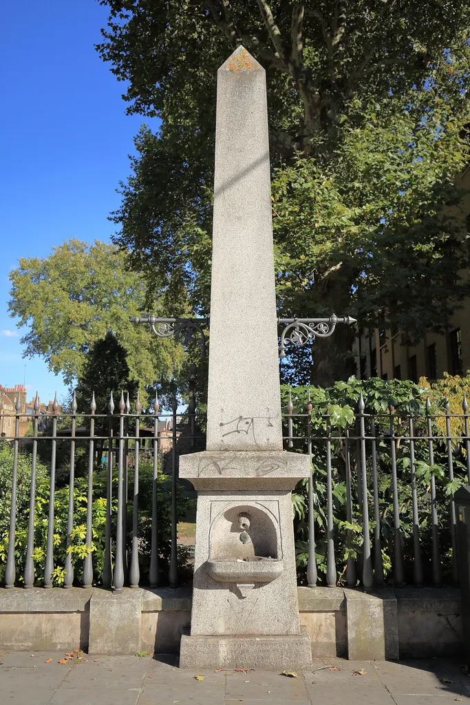 Drinking Fountain (In The Boundary Wall Of Christ Church Churchyard) .mw-parser-output .messagebox{margin:4px 0;width:auto;border-collapse:collapse;border:2px solid var(--border-color-progressive,#6485d1);background-color:var(--background-color-neutral-subtle,#fbfcff);color:var(--color-base,#202122);box-sizing:border-box;border-inline-start-width:8px}.mw-parser-output .messagebox.mbox-small{font-size:88%;line-height:1.25em}.mw-parser-output .mbox-warning,.mw-parser-output .mbox-speedy{border:2px solid var(--border-color-error,#b22222);background:var(--background-color-error-subtle,#ffdbdb);border-inline-start-width:8px}.mw-parser-output .mbox-serious,.mw-parser-output .mbox-delete,.mw-parser-output .mbox-stop{border:2px solid var(--border-color-error,#b22222);border-inline-start-width:8px}.mw-parser-output .mbox-issue,.mw-parser-output .mbox-content{border:2px solid #f28500;background:var(--background-color-warning-subtle,#ffe);border-inline-start-width:8px}.mw-parser-output .mbox-query,.mw-parser-output .mbox-style{border:2px solid #f4c430;background:var(--background-color-warning-subtle,#ffe);border-inline-start-width:8px}.mw-parser-output .mbox-shit{border:2px solid #960;border-inline-start-width:8px}.mw-parser-output .mbox-license{border:2px solid #88a;border-inline-start-width:initial}.mw-parser-output .mbox-legal{border:2px solid var(--border-color-notice,#666);background:var(--background-color-base,#fff);border-inline-start-width:8px}.mw-parser-output .mbox-honor{border:2px solid #ca3;background:var(--background-color-warning-subtle,#fcf4db);border-inline-start-width:8px}.mw-parser-output .mbox-growth{border:2px solid #8d4;background:var(--background-color-success-subtle,#d5fdf4);border-inline-start-width:8px}.mw-parser-output .mbox-move{border:2px solid #93c;border-inline-start-width:8px}.mw-parser-output .mbox-protection,.mw-parser-output .mbox-message{border:2px solid var(--border-color-base,#aaa);border-inline-start-width:8px}.mw-parser-output .messagebox