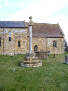 Churchyard cross in St Peter's churchyard