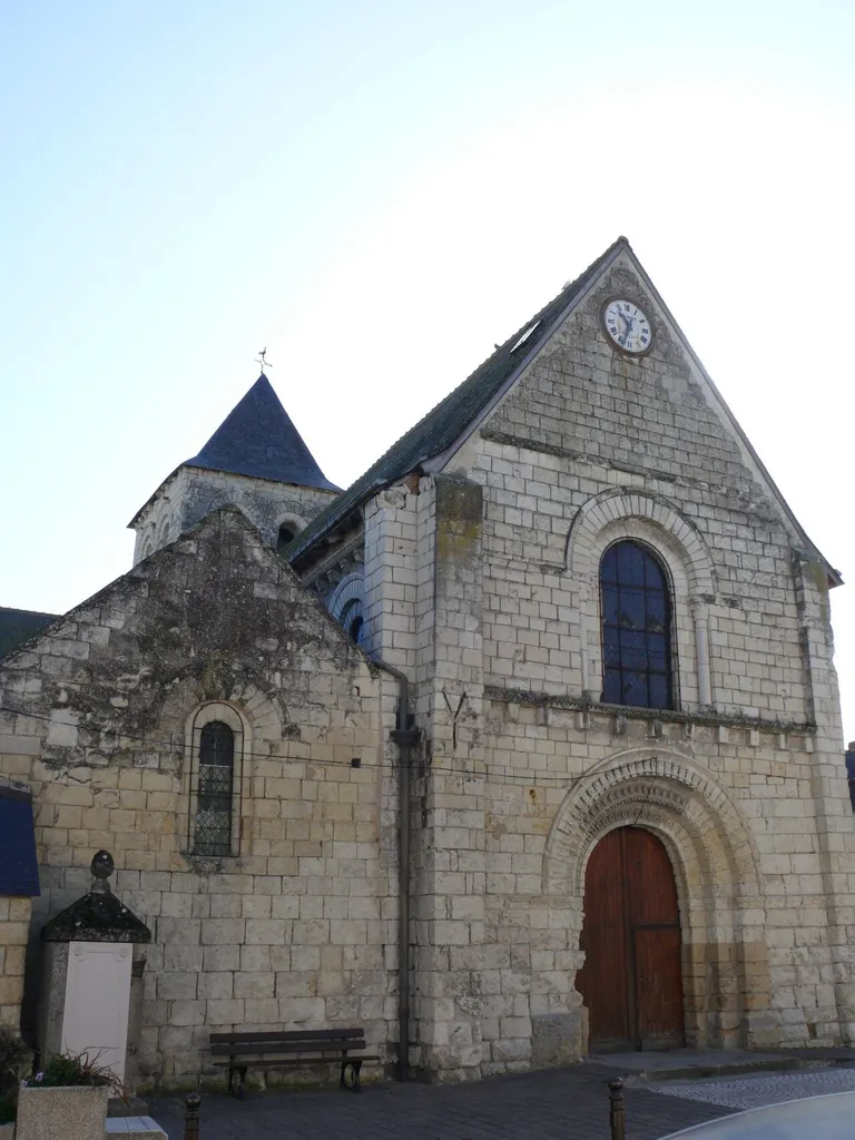 Saint-Gilles' church of LÎle-Bouchard (Indre-et-Loire, Centre, France).