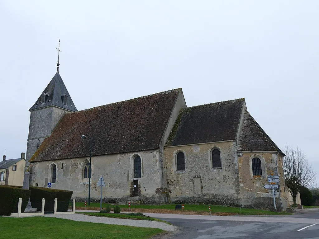 Saint-Gervais-and-Saint-Protais' church in Feings (Orne, Normandie, France).