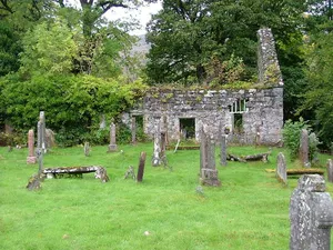 Lochcarron Old Parish Church, 160m SSW of Lochcarron Parish Church