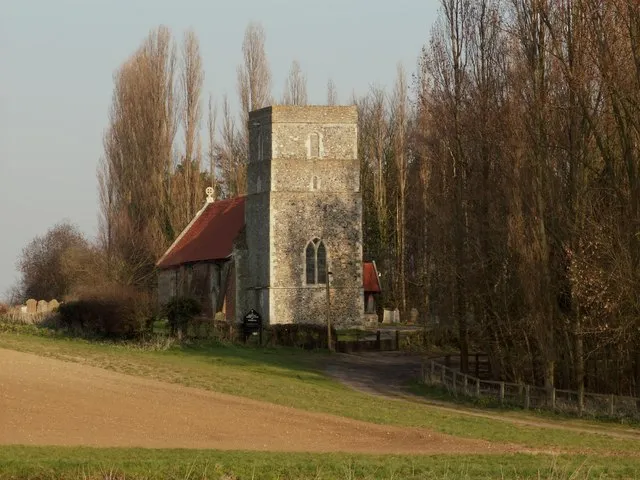 Church of St Catherine in Ringshall, Suffolk, England. A Grade I listed medieval church.