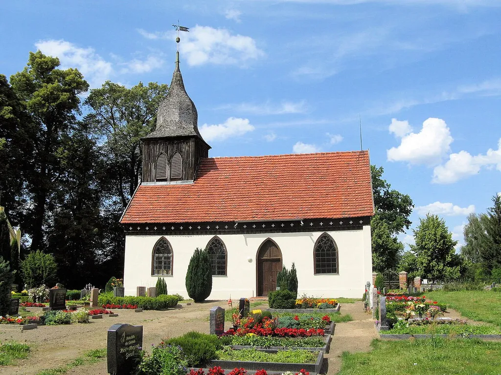 Church in Walow, disctrict Mecklenburgische Seenplatte, Mecklenburg-Vorpommern, Germany