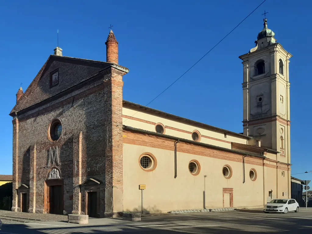 La chiesa della Beata Vergine Incoronata a Castiglione d’Adda.