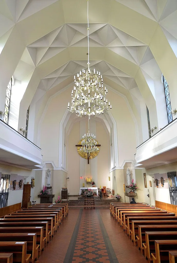 The interior of the Saint Joseph church at 137 Czerniakowska Street in Warsaw (listed in the Register of Historic Monuments on 1.07.1965, reference no. 759-A as amended)