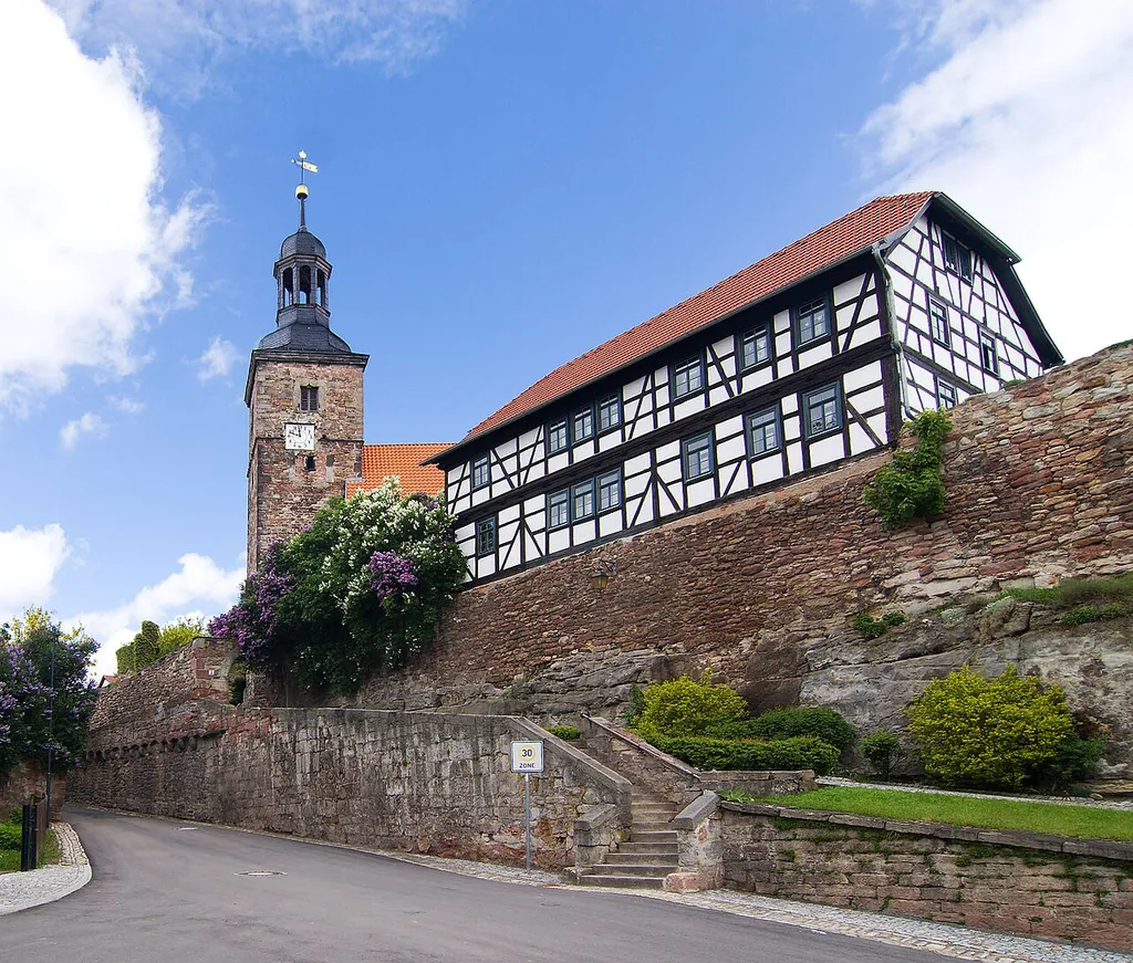 Churches castle Walldorf, entrance