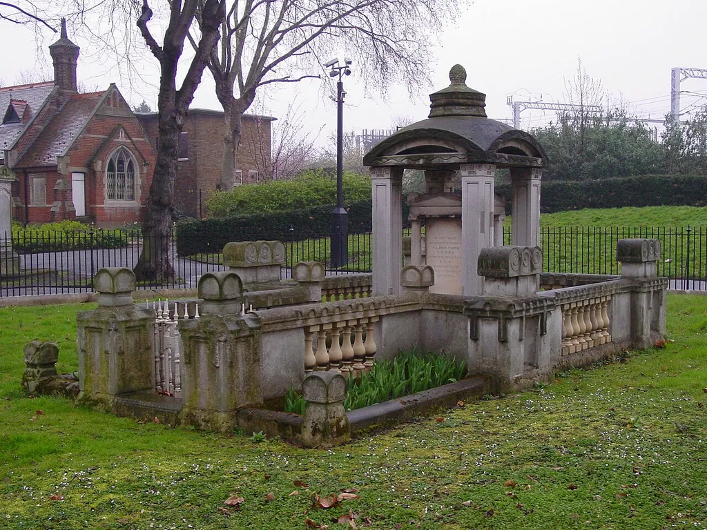 Sir John Soane's mausoleum in the churchyard of St Pancras Old Church