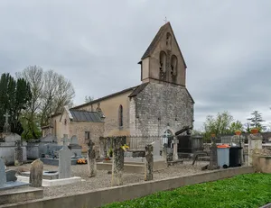Saint Cybard church in Gimat