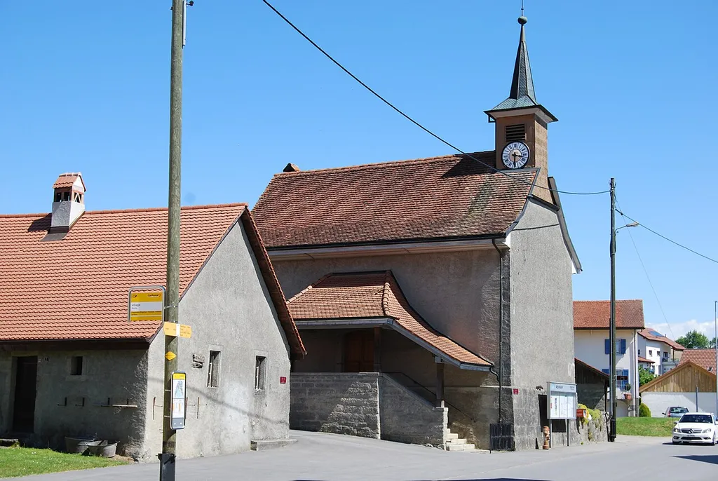 Church of Rovray, canton of Vaud, Switzerland