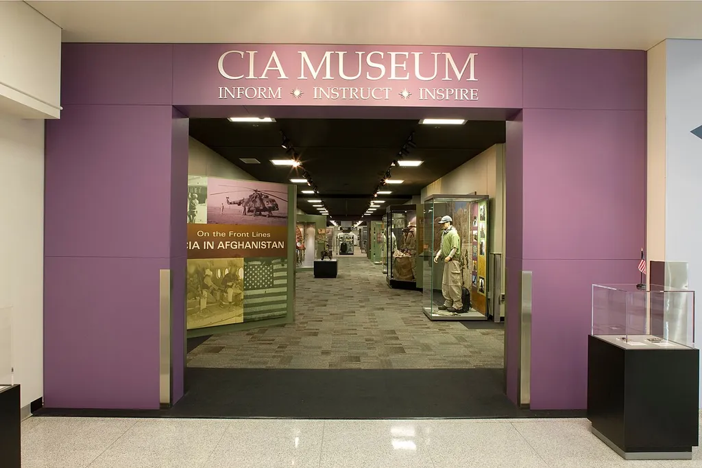 The CIA Museum was established in 1988 to give employees a sense of the unique history of their profession. This collection focuses on the CIA’s World War II predecessor, the Office of Strategic Services, to the present-day CIA. To learn more about the CIA, visit www.cia.gov.