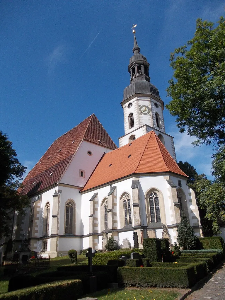 The church of the town of Strehla (Meissen district, Saxony)