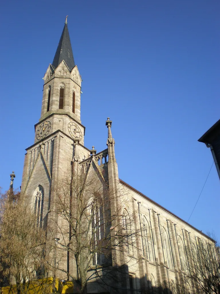 The City church Peter and Paul in Münchberg.