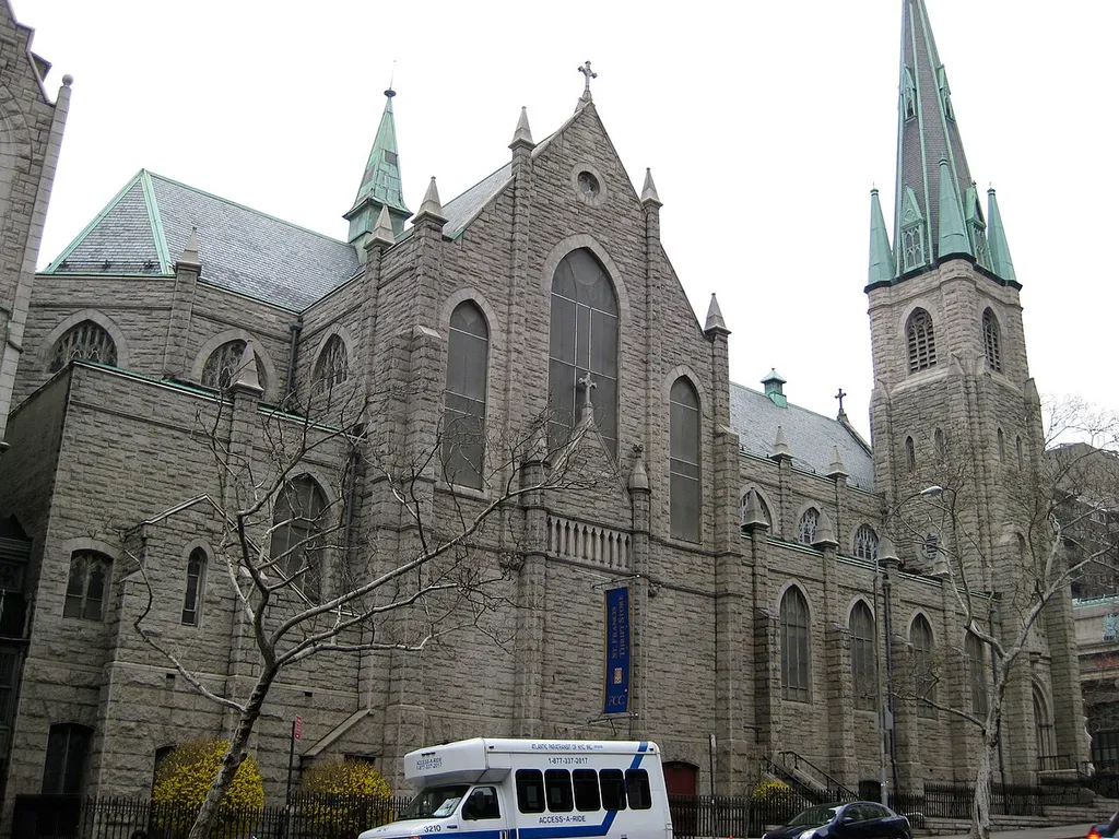 This photo is of Wikipedia Takes Manhattan location code 6, Holy Name of Jesus R.C. Church.