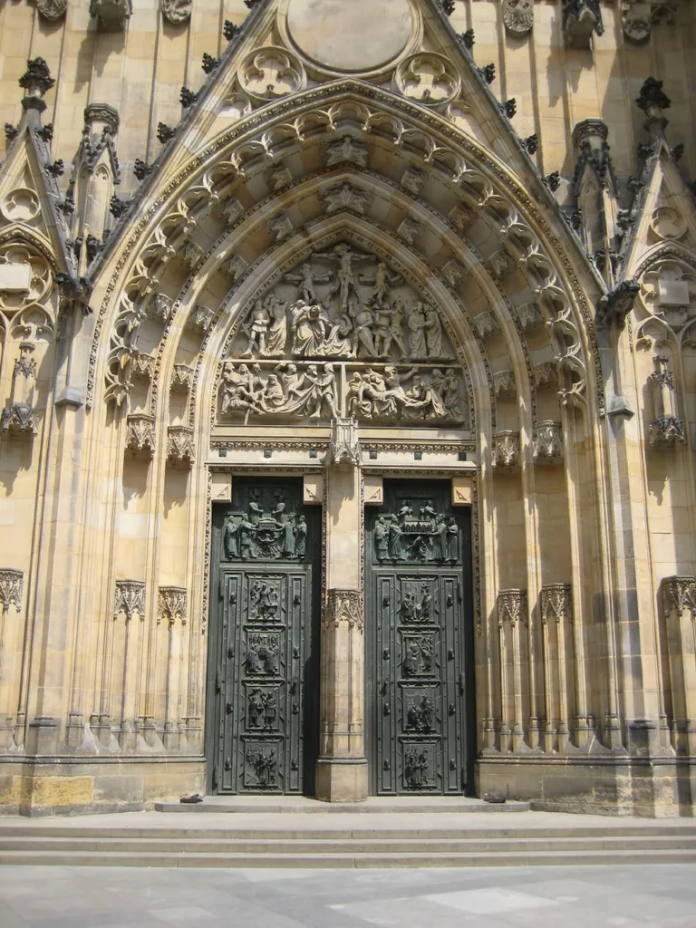 main gate of the St. Vitus Cathedral