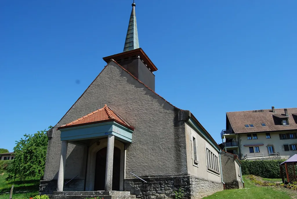 Church of Châbles, canton of Fribourg, Switzerland