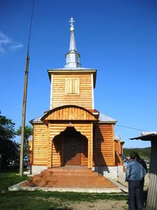 Saint Michael wooden church in Limbenii Vechi, Glodeni