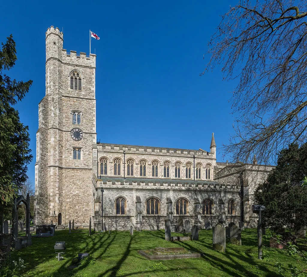 All Saints Church, Fulham, viewed from the south