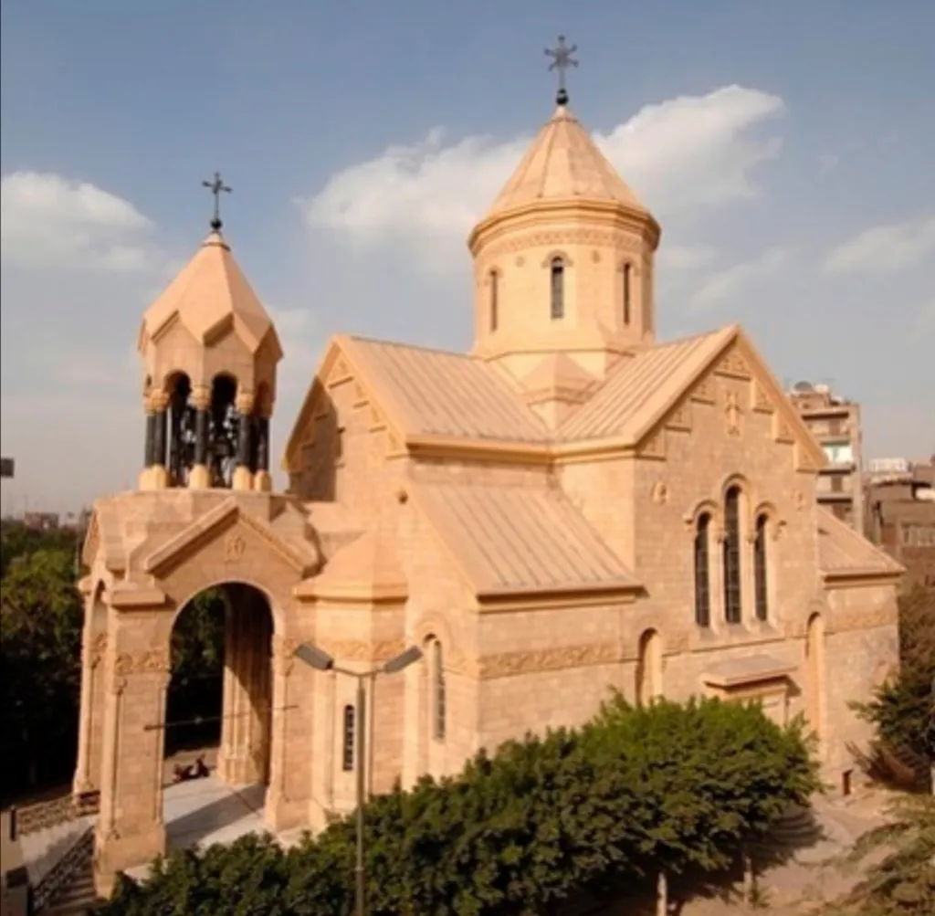 iglesia armenia en Cairo, Egipto