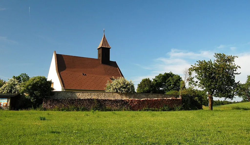 The church St. Ägydius and cemetery around in Schwarzensee, municipality of Weissenbach an der Triesting, Lower Austria, is a cultural heritage monument.