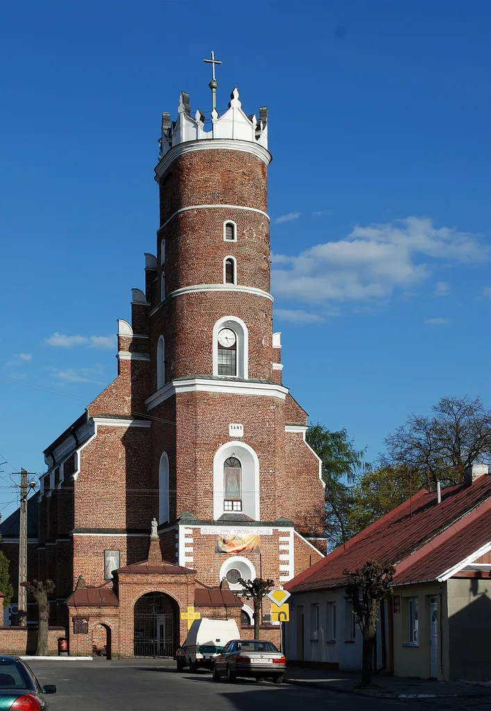 Parish church in Chodel (Poland, Lublin voivodship), build from 1541 to 1581.