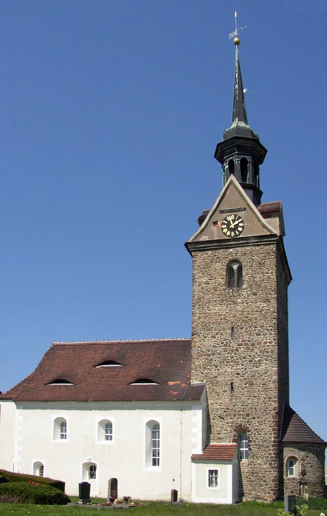 Church in Mockrehna in Saxony, Germany