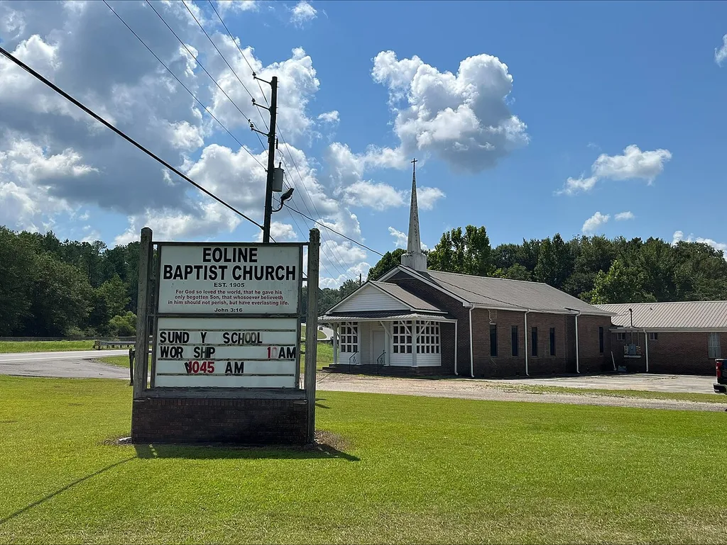Eoline Baptist Church in Eoline, Alabama
