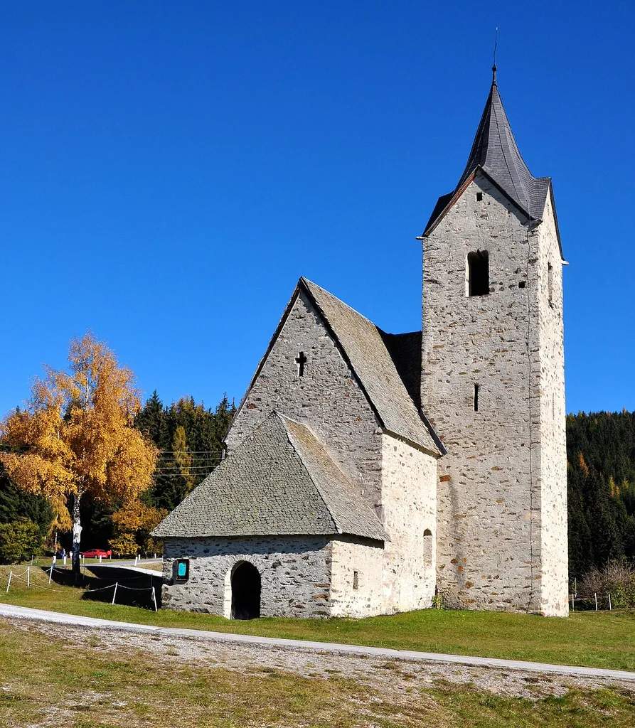 Subsidiary church holy Andreas at Gretschitz on Johannserberg in the municipality Brückl, district Sankt Veit an der Glan, Carinthia / Austria / EU