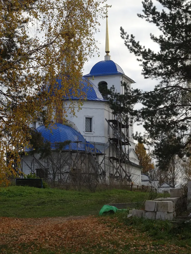 Церковь Казанской иконы Божией Матери: Акиньшино (бывш.), Вязниковский район, Владимирская область