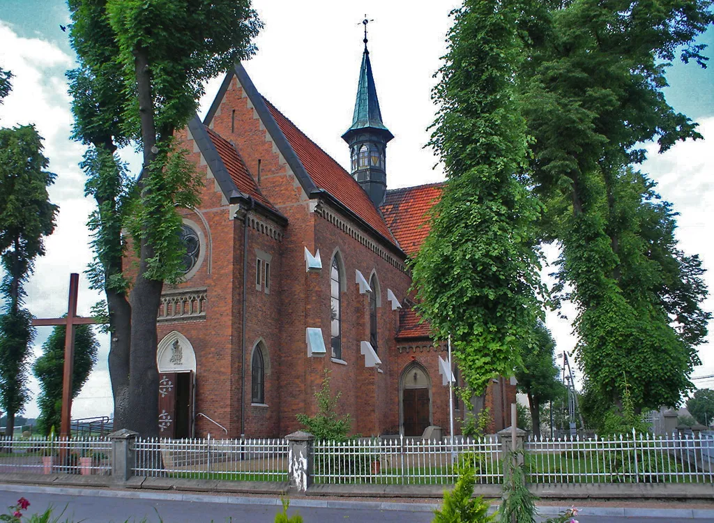 Saint Anthony church in Cikowice, Poland