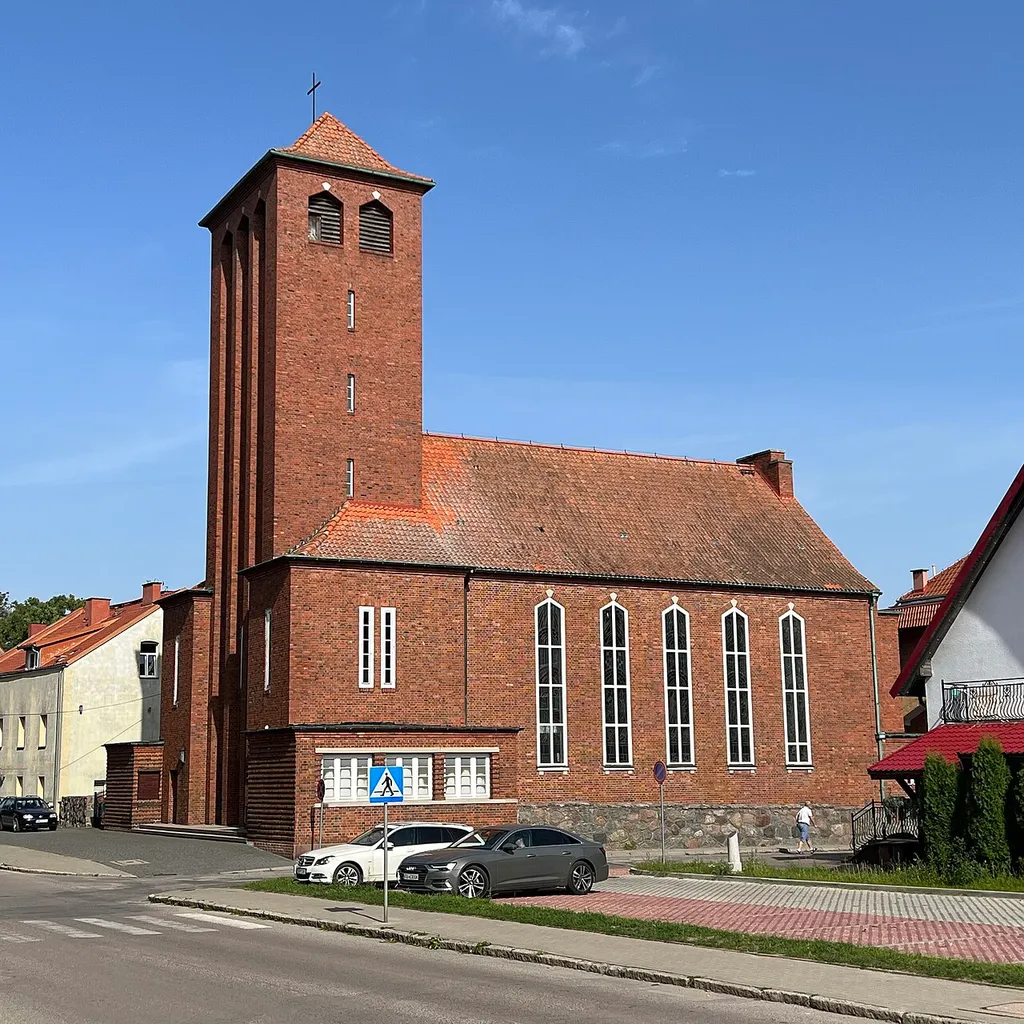 Cerkiew św. Krzyża w Węgorzewie, wcześniej kościół ewangelicki