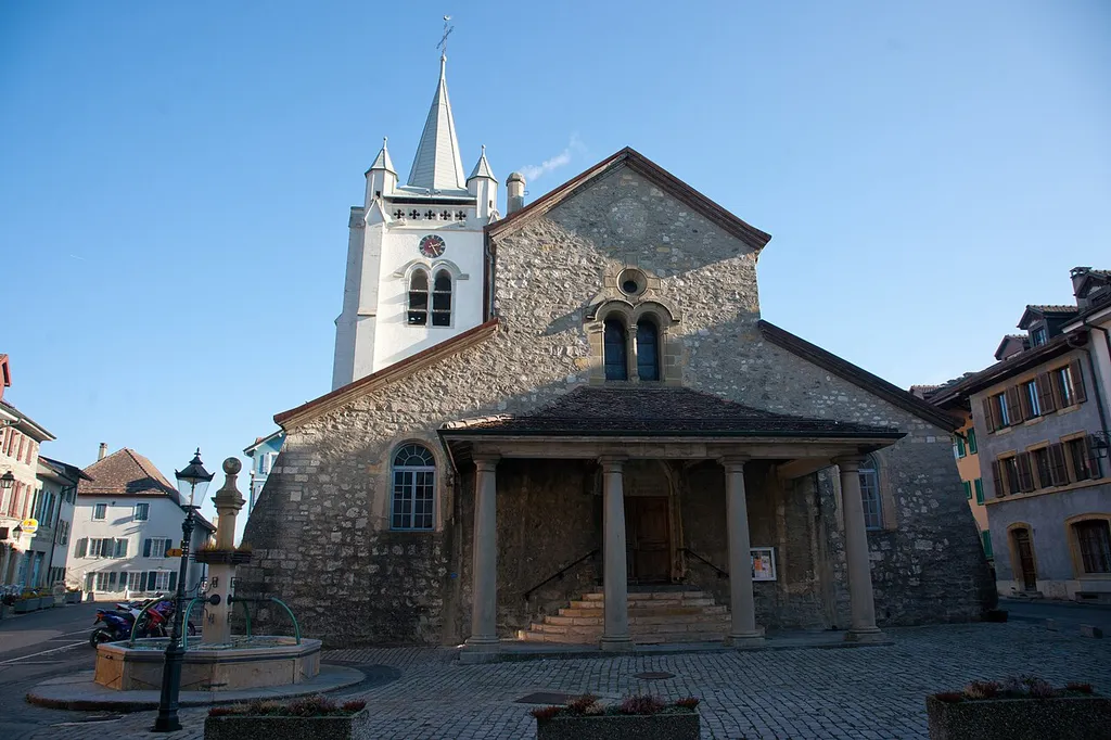 Cossonay, canton de Vaud, Suisse. Temple.