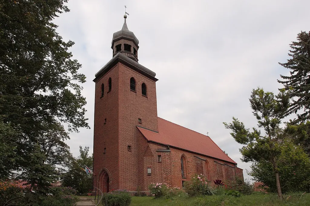 Ostrów - the church, XIV, 1911