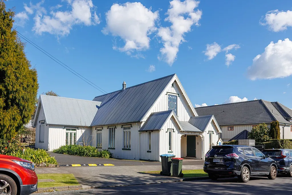 The former St Sepulchre's Church (now Auckland Guide Centre) in Mount Eden, Auckland, viewed from tne north-east.